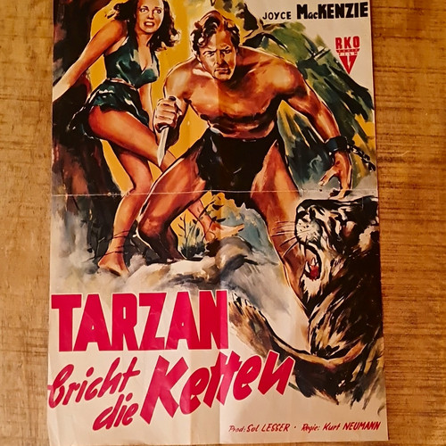 Filmposter gefaltet tarzan - filmposter,