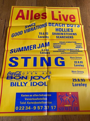 Plakat loreley 1993 - plakat, 1993: