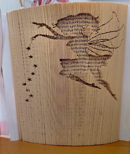 Gefaltetes deko buch - gefaltetes, deko-buch