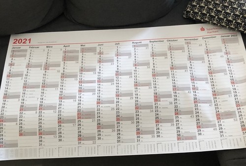 Jahresplaner wandkalender - jahresplaner,