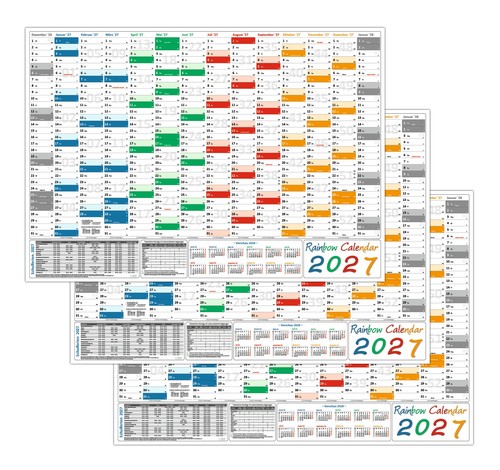Stück rainbow wandkalender - 3,