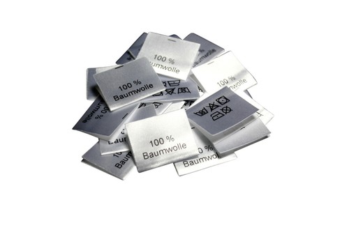 Textiletiketten 100 - 25, %