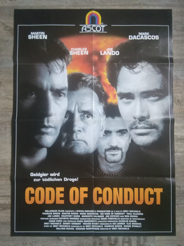 Code conduct videoposter - code,