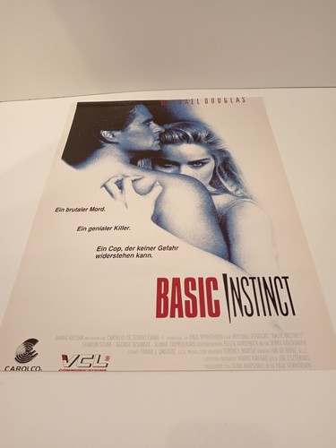 Basic instinct filmposter kino - instinct, filmposter/kino