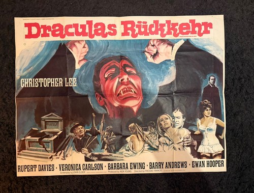 Draculas rückkehr kinoplakat - draculas,