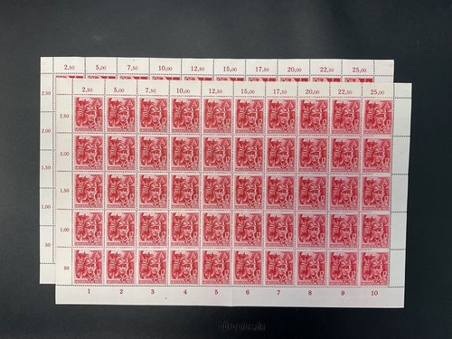 1945 909 910 postfrisch - 1945, **
