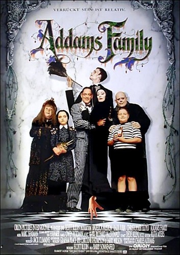 Addams family filmplakat - addams,