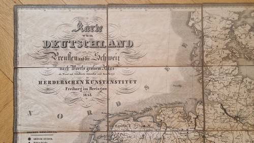 Antike deutschlandkarte von - antike,