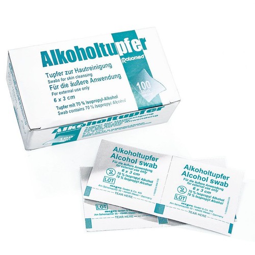100 stück alkoholtupfer - 100,