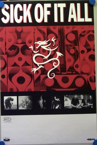 Konzertplakat sick all - sick, of