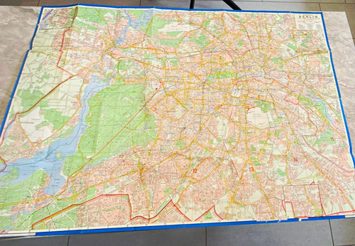 Stadtplan berlin 1962 karte - berlin, 1962,